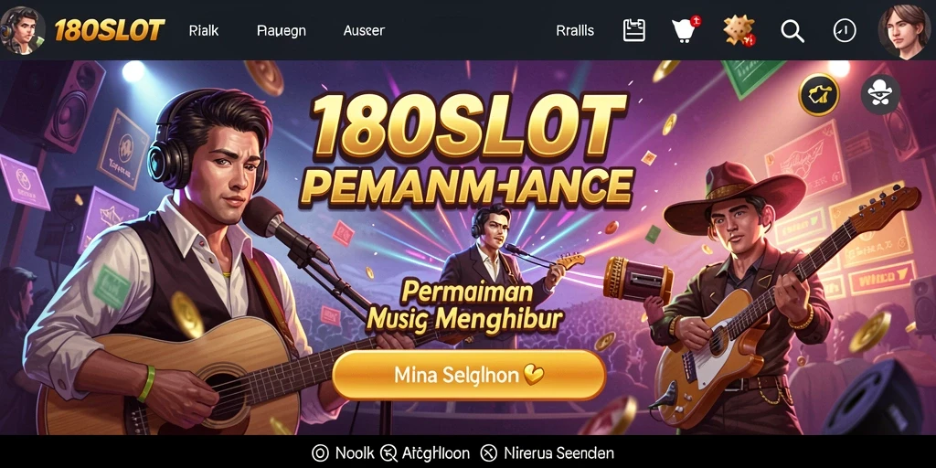 Tampilan gameplay 180SLOT yang penuh warna dan menarik.