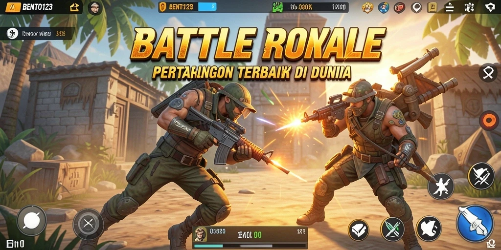 Gameplay seru dan intens di dunia Battle Royale BENTO123.