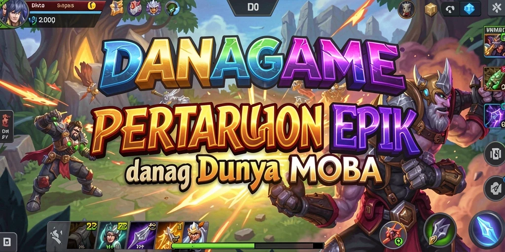 Tampilan gameplay seru dari DANAGAME yang memikat.
