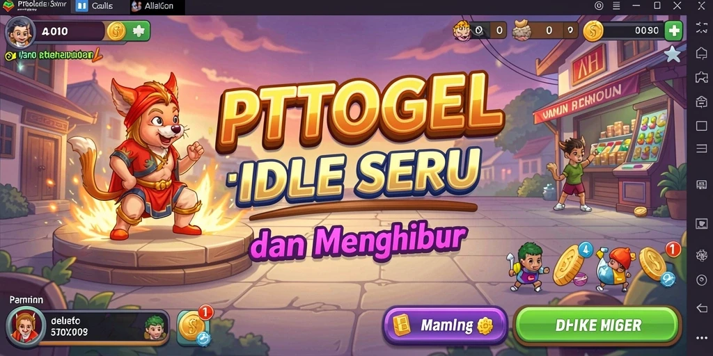 Screenshot gameplay PTTOGEL menampilkan aspek Idle yang menarik.