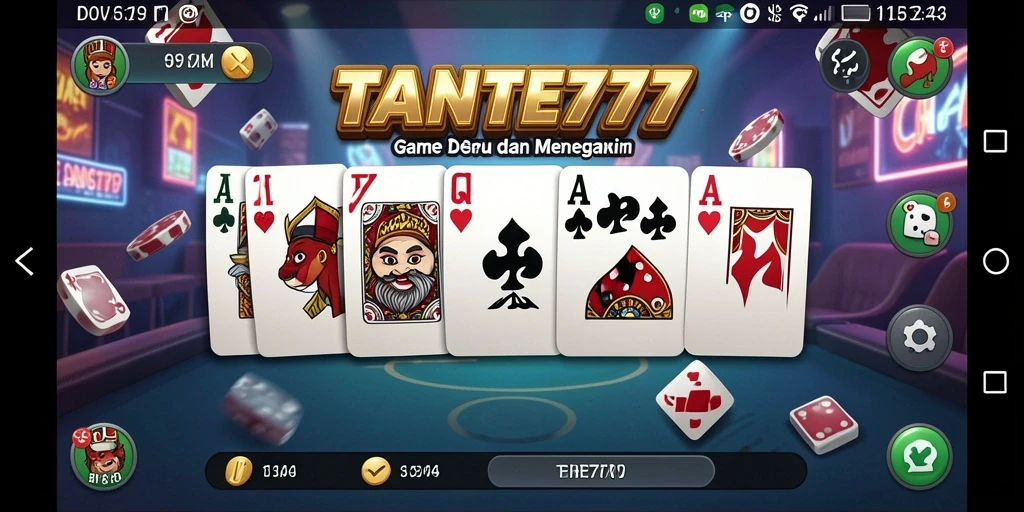 Gameplay seru TANTE777 dengan banyak aksi Domino yang mendebarkan.